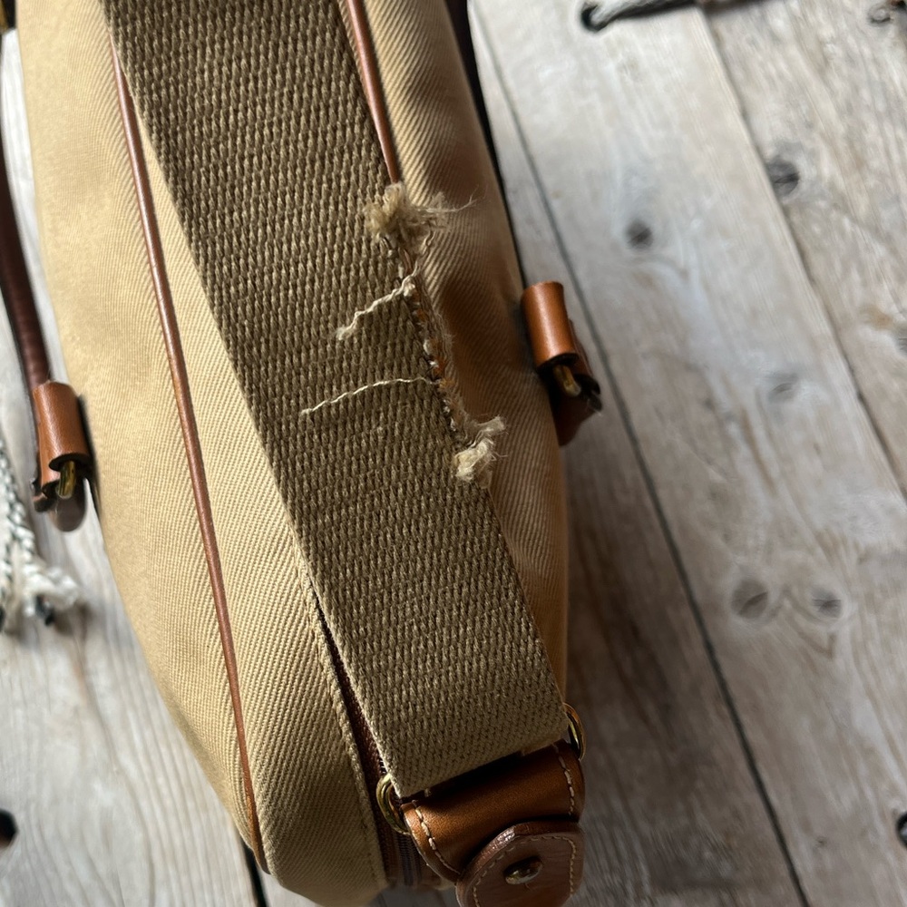 Vintage Ghurka No 105 Madison Canvas Leather Briefcase Messenger USA Rare - Picture 13 of 17